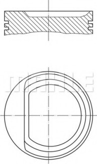 Поршень MAHLE / KNECHT 0307101