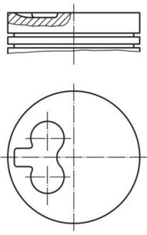 Поршень MAHLE / KNECHT 039 24 01