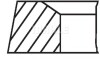 Кільця поршневі Citroen Jumper/Fiat Scudo/Ducato 1.9TD (83.50mm/+0.5) (3-2-3) MAHLE / KNECHT 039 96 N1 (фото 2)