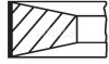 Комплект поршневих кілець MAHLE / KNECHT 039RS001130N0 (фото 1)