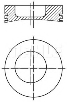 Поршень MAHLE / KNECHT 0437800