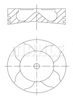 Поршень MAHLE / KNECHT 081PI00103002