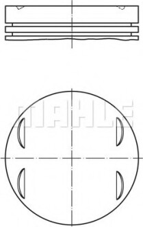 Поршень MAHLE / KNECHT 0831300