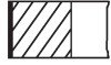 Кільця поршневі BMW 3 (E46)/5 (E39/E60) 2.5i (M54) 00-05 (84.25mm/+0.25) (1.2-1.5-2) MAHLE / KNECHT 08320N1 (фото 1)