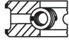 Кільця поршневі BMW 3 (E46)/5 (E39/E60) 2.5i (M54) 00-05 (84.25mm/+0.25) (1.2-1.5-2) MAHLE / KNECHT 08320N1 (фото 3)