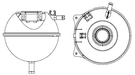 Бачок розширювальний VW T4 91-03 MAHLE / KNECHT CRT 23 000S