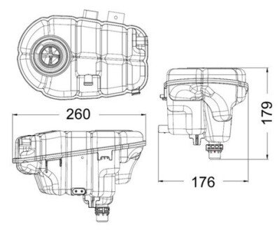 Розширювальний бачок MAHLE / KNECHT CRT 60 000S (фото 1)