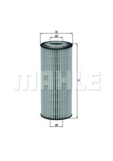 Фото масляний фiльтр MAHLE / KNECHT HX77 Масляний фiльтр MAHLE / KNECHT HX77