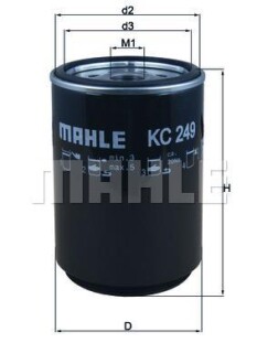 Фільтр паливний Mahle Scania MAHLE / KNECHT ="KC249D"