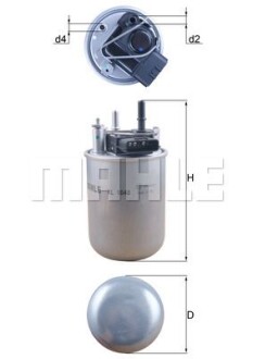 Фільтр паливний MAHLE / KNECHT KL1048