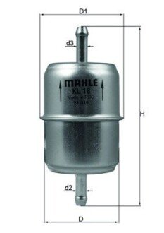 A_Фільтр паливний Mahle Daimler MAHLE / KNECHT KL18