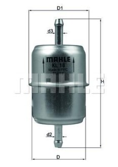 Фільтр паливний MAHLE / KNECHT KL18OF