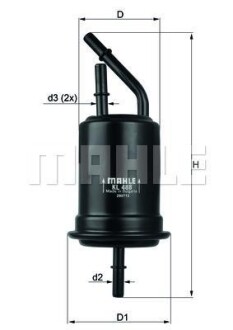 Паливний фільтр MAHLE / KNECHT KL488