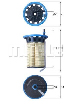 Паливний фільтр MAHLE / KNECHT KX515 (фото 1)