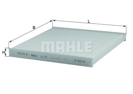 Фільтр салону MAHLE / KNECHT LA107