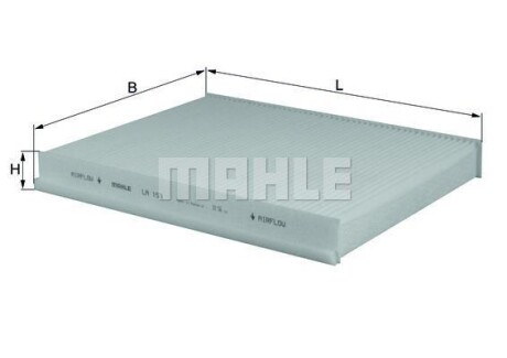 Фільтр салону MAHLE / KNECHT LA153
