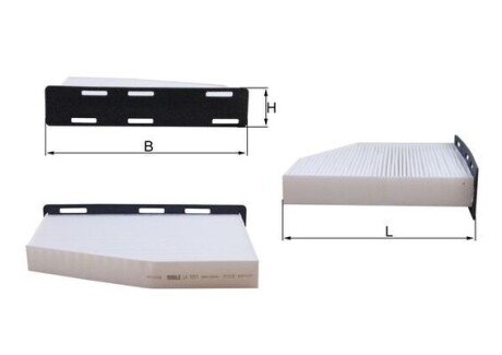 Фільтр салону Caddy III/Golf V/Passat B6/Octavia 04- (правостор.кермо) MAHLE / KNECHT LA 181/1