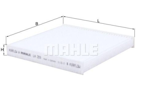 Фільтр салону MAHLE / KNECHT LA359