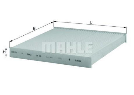Фільтр салону MAHLE / KNECHT LA430