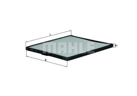 Фільтр салону MAHLE / KNECHT LA624