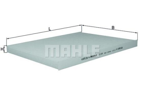 Фільтр салону MAHLE / KNECHT LA64