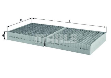 Фільтр салону MAHLE / KNECHT LAK246