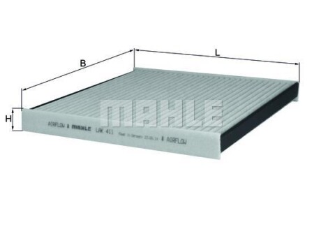 Фільтр салону MAHLE / KNECHT LAK411
