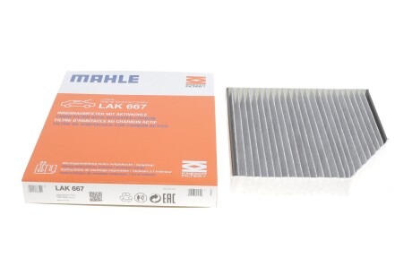 Фiльтр салону MAHLE / KNECHT LAK667