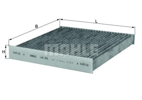 Фільтр салону MAHLE / KNECHT LAK859