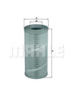 Фільтр повітряний Mahle Iveco MAHLE / KNECHT ="LX1142"