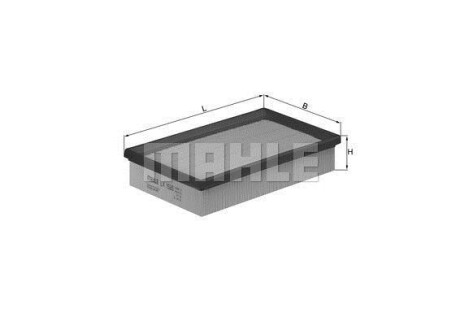 Фільтр повітряний MAHLE / KNECHT LX1585 (фото 1)