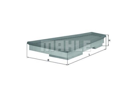 Фільтр повітряний MAHLE / KNECHT LX1663
