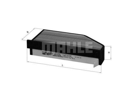 Фільтр повітряний MAHLE / KNECHT LX1710