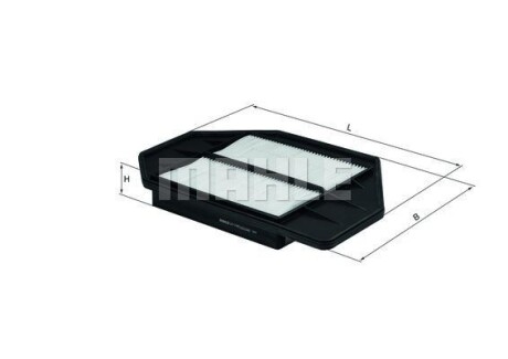 Фільтр повітряний MAHLE / KNECHT LX1742