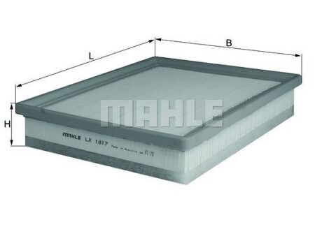 Фільтр повітряний MAHLE / KNECHT LX1817