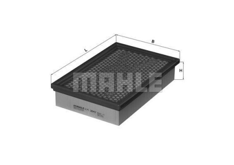 Фільтр повітряний MAHLE / KNECHT LX2047 (фото 1)
