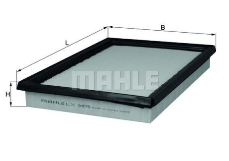 Фільтр повітряний MAHLE / KNECHT LX3475
