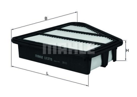 Фільтр повітряний MAHLE / KNECHT LX3778