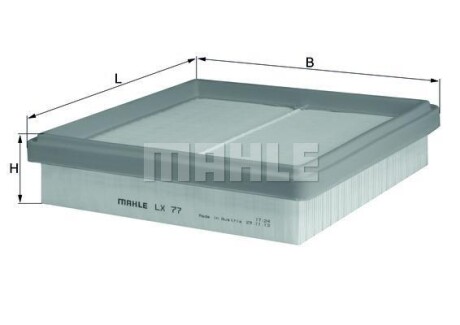 Фільтр повітряний MAHLE / KNECHT LX77