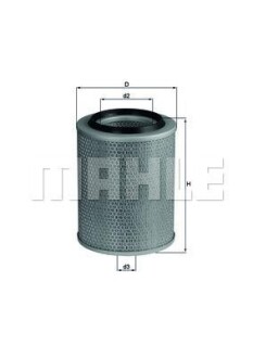 Фото повітряний фільтр MAHLE / KNECHT LX92 Повітряний фільтр MAHLE / KNECHT LX92