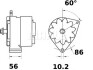 Генератор MAHLE / KNECHT MG195 (фото 1)