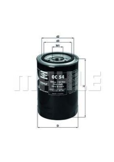 Фільтр масляний MAHLE / KNECHT OC54