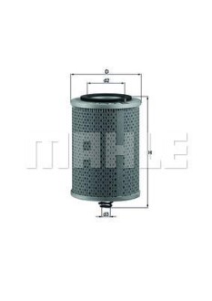 Фото масляний фiльтр MAHLE / KNECHT OX71D Масляний фiльтр MAHLE / KNECHT OX71D