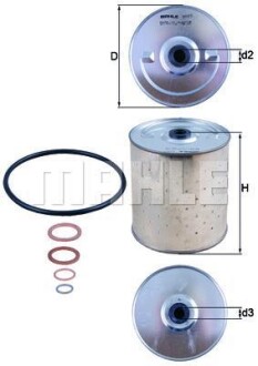 Фільтр масляний MAHLE / KNECHT OX85D