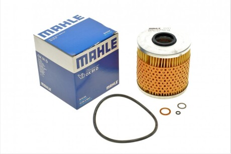 Масляний фiльтр MAHLE / KNECHT OX91D (фото 1)