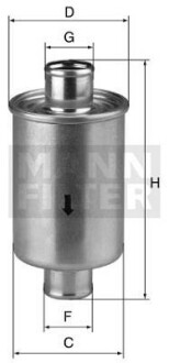 Фільтр гідравлічний MANN W761