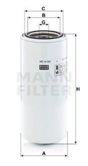 Фільтр гідравлічний MANN WD14004