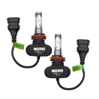 Лампа світлодіодна LED H11 6000K 4000Lm PGJ19-2, Комплект 2шт MASUMA L620