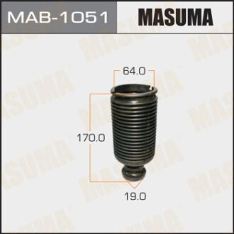 Пильовик амортизатора переднього Toyota Corolla (-02) (MAB-1051) MASUMA MAB1051