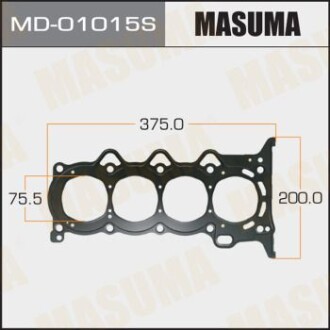 Прокладання ГБЦ (MD-01015S) MASUMA MD01015S